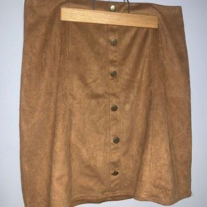 2 for $20 Monteau Suede Skirt